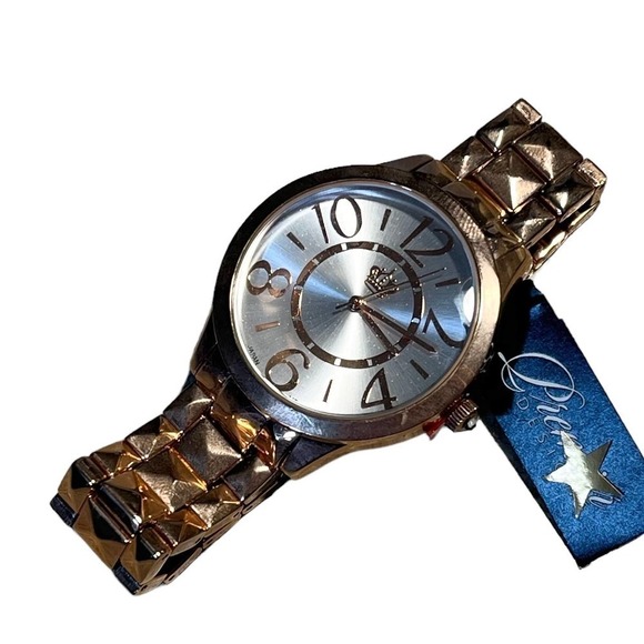Premier Designs Rose Factory Rose Gold Watch New - Picture 1 of 7